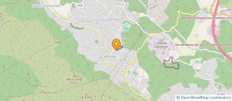 localisation de l'entreprise INDIVISION HERNANDEZ PERRIER  CADOLIVE