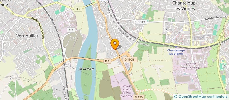 localisation de l'entreprise INDIVISION HERNU  TRIEL-SUR-SEINE