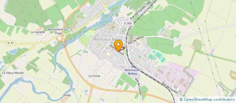 localisation de l'entreprise INDIVISION HERRAULT CLAUDE ET JACQUES  MONTREUIL-BELLAY