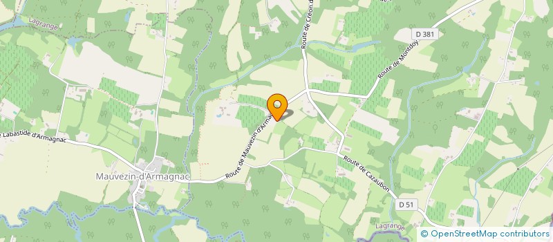 localisation de l'entreprise INDIVISION HERRERO  SAINT JULIEN D'ARMAGNAC