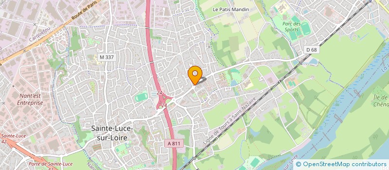 localisation de l'entreprise INDIVISION HERROUIN THIERRY ET BESNIER ISABELLE  SAINTE-LUCE-SUR-LOIRE