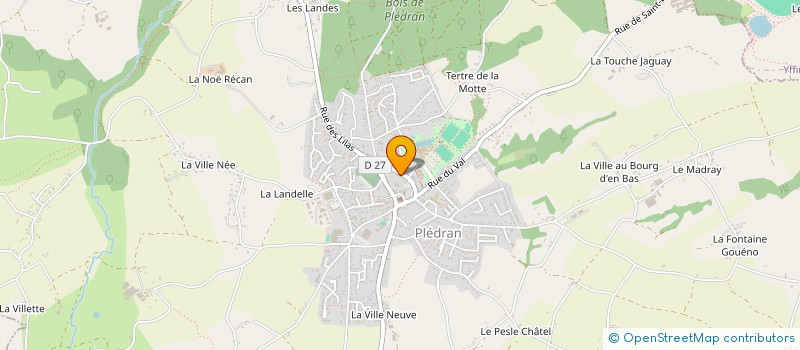 localisation de l'entreprise INDIVISION HERVE  PLEDRAN