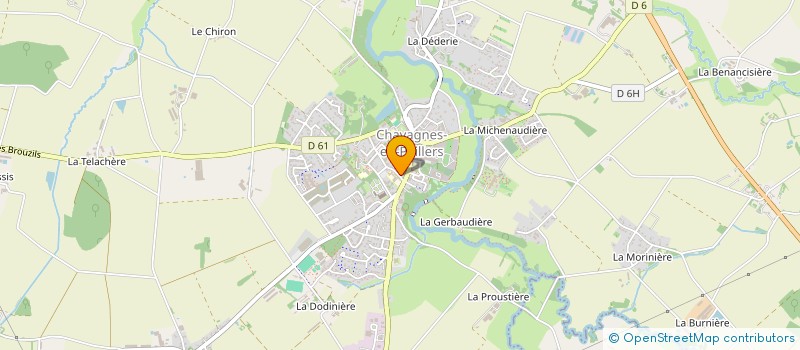 localisation de l'entreprise INDIVISION HERVOUET  CHAVAGNES-EN-PAILLERS