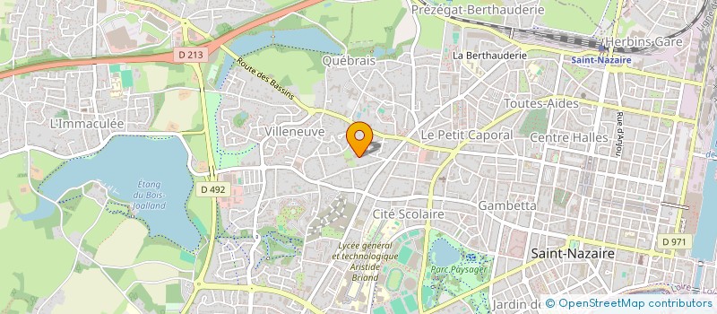 localisation de l'entreprise INDIVISION HERVOUET ET GOUEFFON  SAINT-NAZAIRE