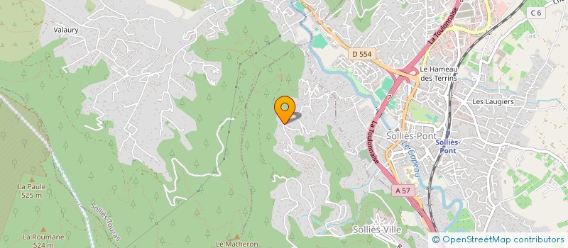 localisation de l'entreprise INDIVISION HERZEL TRIBOLLET LMNP  SOLLIES-VILLE