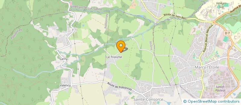 localisation de l'entreprise INDIVISION HESSE  SAINTE-CONSORCE