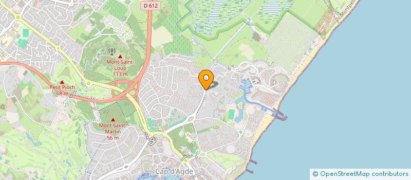 localisation de l'entreprise INDIVISION HETET MAURICE ET JEANNINE  AGDE