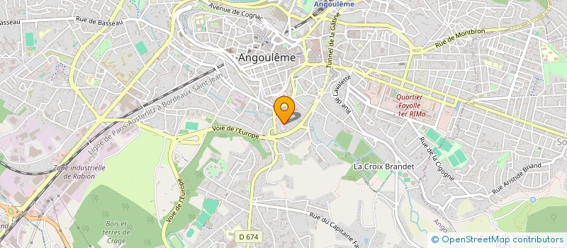localisation de l'entreprise INDIVISION HETRU BEAUDOUIN à ANGOULEME