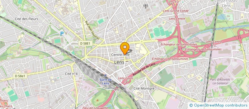 localisation de l'entreprise INDIVISION HEUDES  LENS