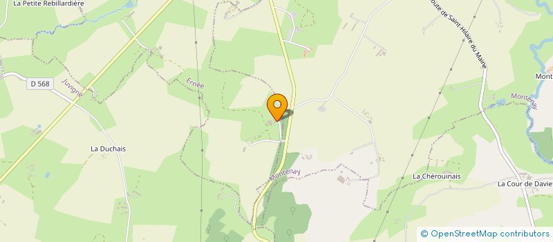 localisation de l'entreprise INDIVISION HEULOT FORTIN  ERNEE