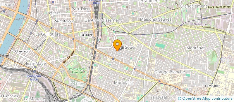 localisation de l'entreprise INDIVISION HILLAIRE GERARD PAQUIER SYLVESTRE HILLAIRE MARINE  LYON