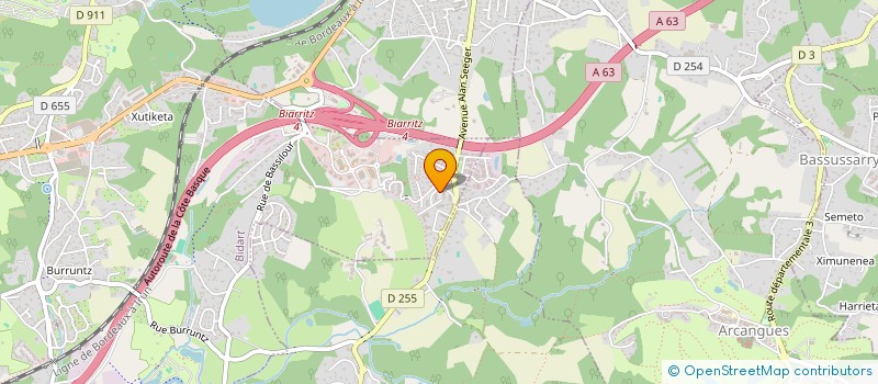 localisation de l'entreprise INDIVISION HINGRAY à BIDART