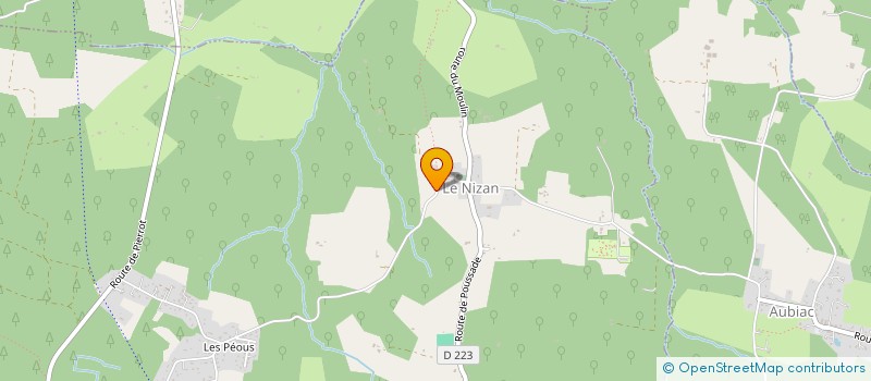 localisation de l'entreprise INDIVISION HINSINGER BRIGITTE ET STEPHANIE  BERNOS-BEAULAC