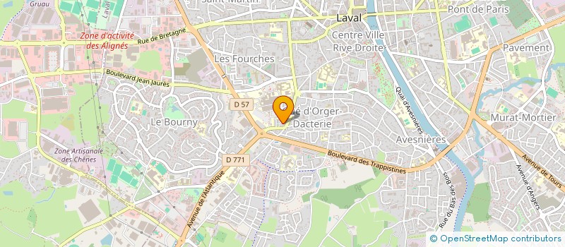 localisation de l'entreprise INDIVISION HOAREAU-QUEMA à LAVAL