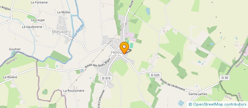 localisation de l'entreprise INDIVISION HODECENT à HELOUP