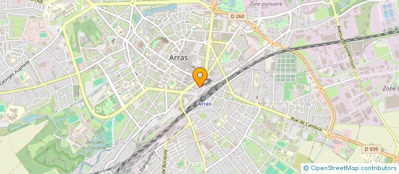 localisation de l'entreprise INDIVISION HODENT à ARRAS