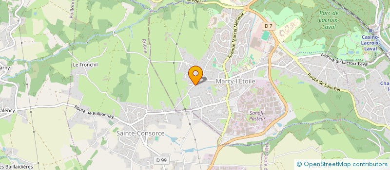 localisation de l'entreprise INDIVISION HOEL-ZUNINO  MARCY-L ETOILE