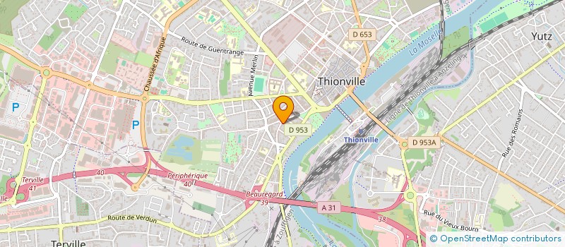 localisation de l'entreprise INDIVISION HOERMANN KREISS à THIONVILLE