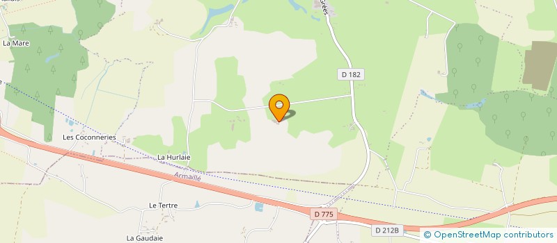 localisation de l'entreprise INDIVISION HOINARD à OMBREE D'ANJOU