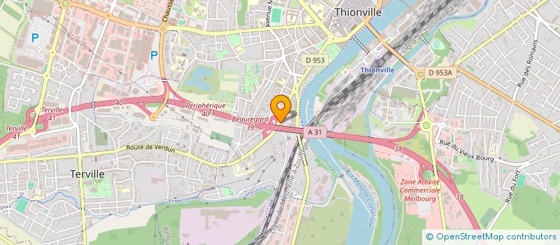 localisation de l'entreprise INDIVISION HOMBURGER MEISER à THIONVILLE