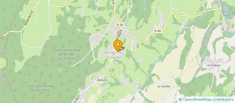 localisation de l'entreprise INDIVISION HOMOLKO-DA ROIT  MIRIBEL-LES-ECHELLES