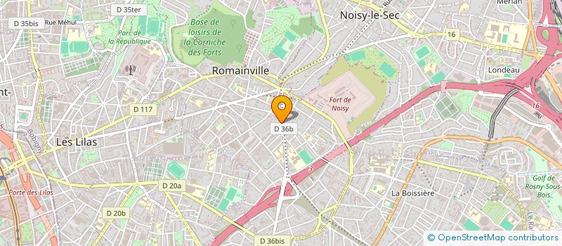 localisation de l'entreprise INDIVISION HONG à ROMAINVILLE