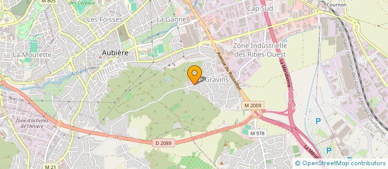 localisation de l'entreprise INDIVISION HONG ZHENG  AUBIERE