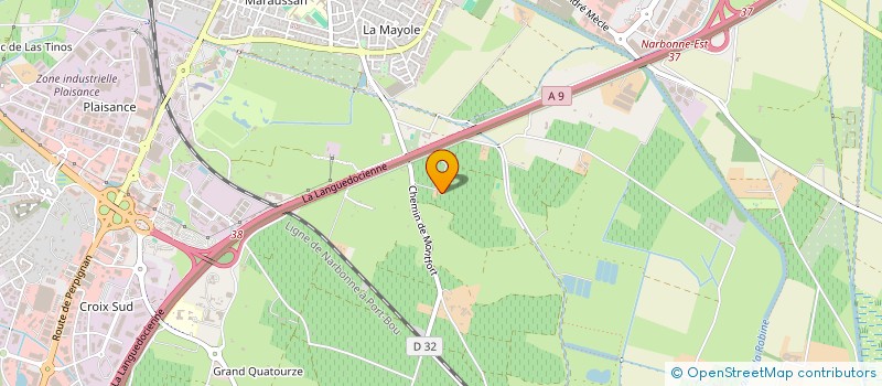 localisation de l'entreprise INDIVISION HORTAL  NARBONNE