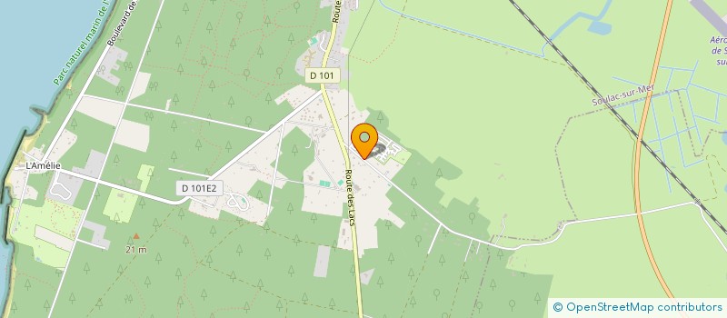 localisation de l'entreprise INDIVISION HOSTEIN WENDLING  SOULAC-SUR-MER