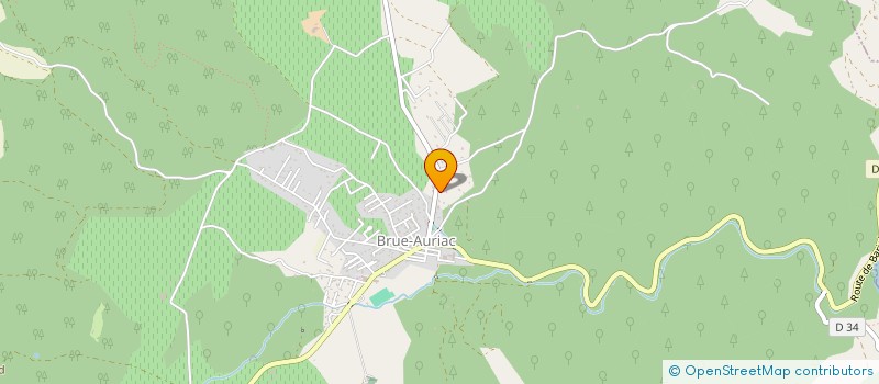 localisation de l'entreprise INDIVISION HOTTEGINDRE PIERRE ET ZAMBELLI CLAUDINE  BRUE-AURIAC