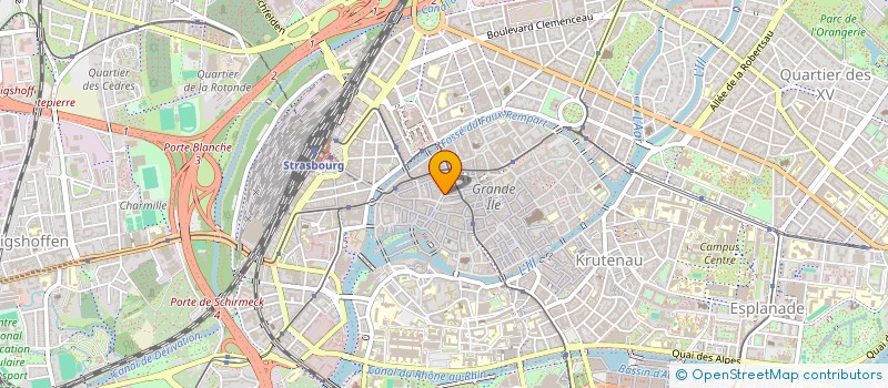 localisation de l'entreprise INDIVISION HOUILLON BAUER  STRASBOURG