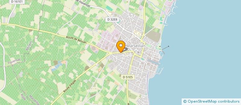 localisation de l'entreprise INDIVISION HOURADOU DANIELE ET JACQUELINE à MARSEILLAN