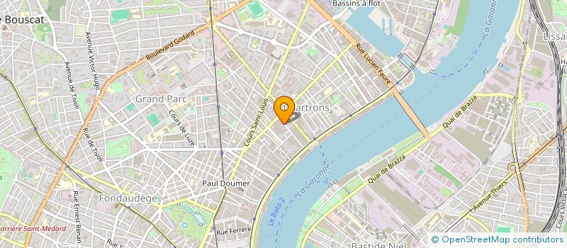 localisation de l'entreprise INDIVISION HOURDIAUX-CHARUEL  BORDEAUX