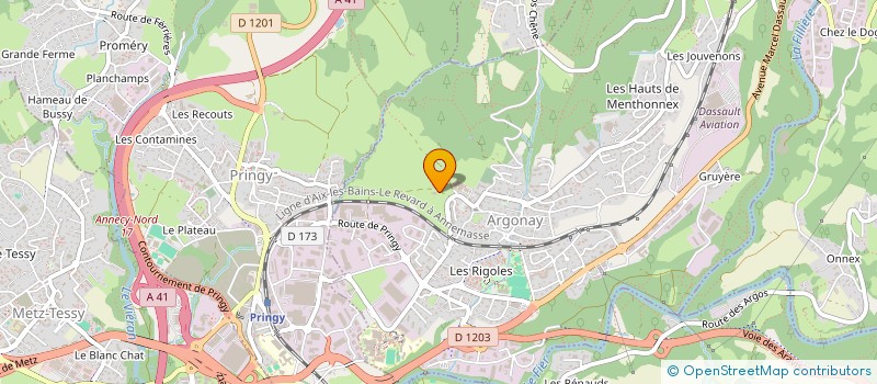 localisation de l'entreprise INDIVISION HOURRIEZ WALTON  ARGONAY