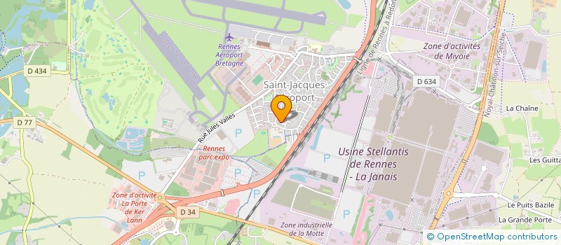 localisation de l'entreprise INDIVISION HOUSIAUX-HOARAU  SAINT-JACQUES-DE-LA-LANDE