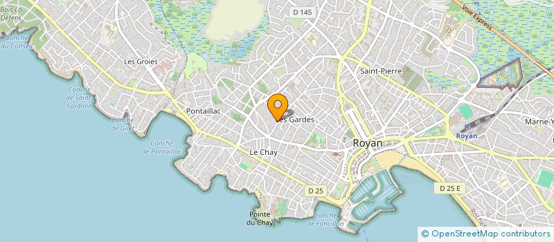 localisation de l'entreprise INDIVISION HOUSSET-DAVIES  ROYAN