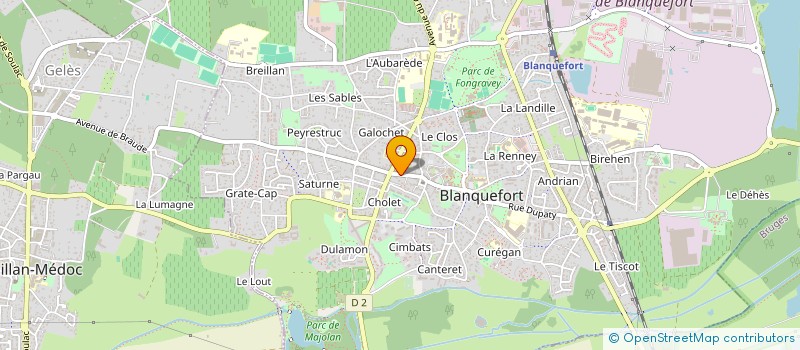 localisation de l'entreprise INDIVISION HOUY LAMBERT à BLANQUEFORT