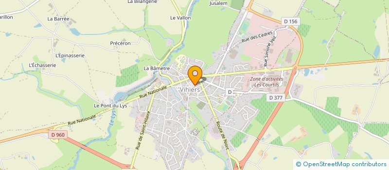 localisation de l'entreprise INDIVISION HOYEAU à LYS-HAUT-LAYON