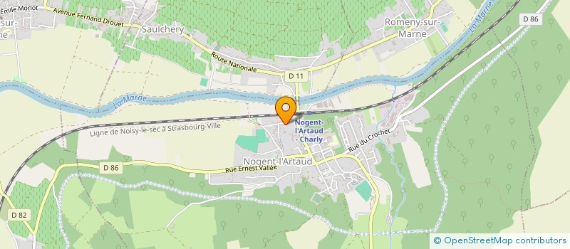 localisation de l'entreprise INDIVISION HTS LEGRAND  NOGENT-L'ARTAUD