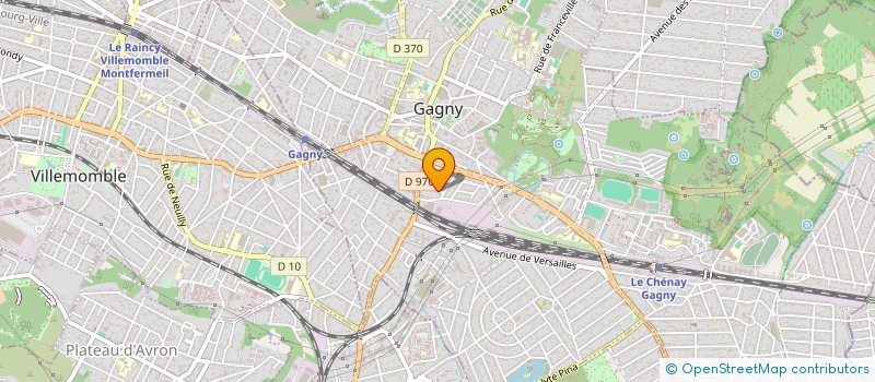 localisation de l'entreprise INDIVISION HU/ZHOU - LMNP  GAGNY