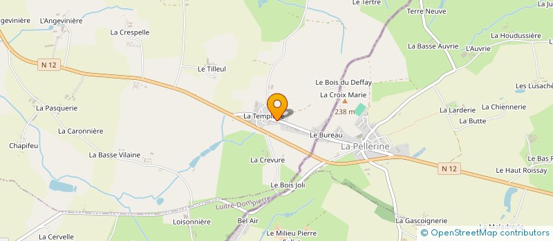 localisation de l'entreprise INDIVISION HUART JEAN CLAUDE à LA CHAPELLE FLEURIGNE