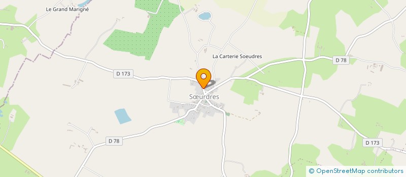 localisation de l'entreprise INDIVISION HUAULT-DUPUY  LES HAUTS-D'ANJOU