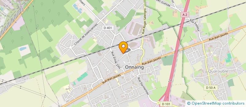 localisation de l'entreprise INDIVISION HUBERT FERNAND  ONNAING