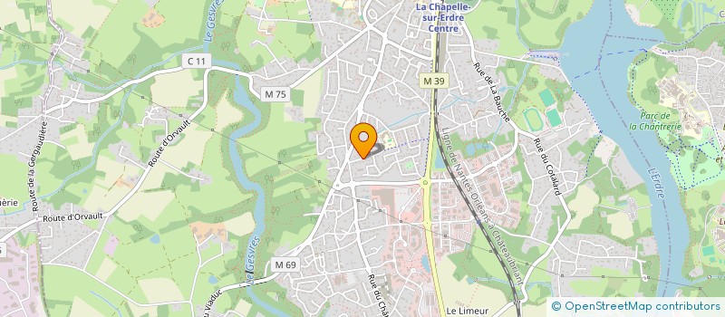 localisation de l'entreprise INDIVISION HUBERT VINCENT ET SIMON TIPHAINE à LA CHAPELLE-SUR-ERDRE