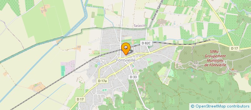 localisation de l'entreprise INDIVISION HUCKFELDT DANG TRAN  FONTVIEILLE