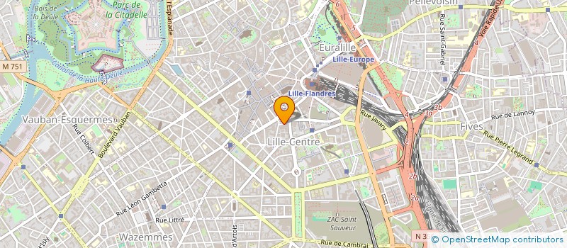 localisation de l'entreprise INDIVISION HUE à LILLE
