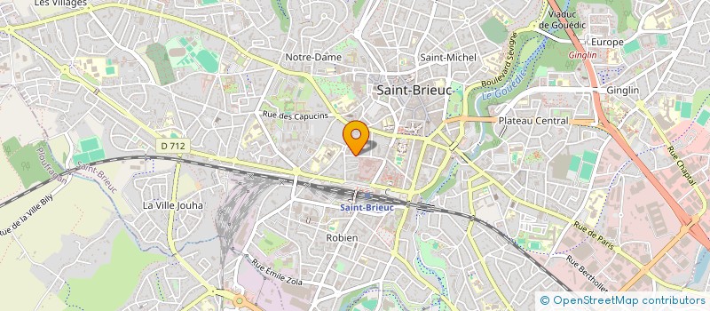 localisation de l'entreprise INDIVISION HUE MARC, SOPHIE ET MATHIEU à SAINT-BRIEUC