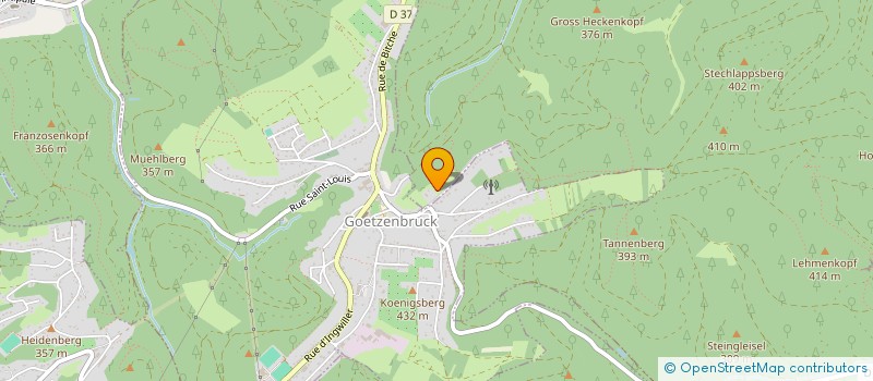 localisation de l'entreprise INDIVISION HUGEL - NIRRENGARTEN  GOETZENBRUCK