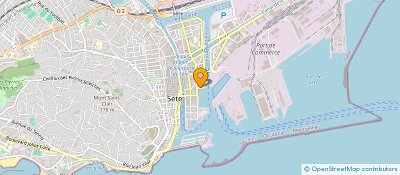 localisation de l'entreprise INDIVISION HUGON  SETE