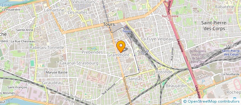 localisation de l'entreprise INDIVISION HUGON ET TURLAN  TOURS